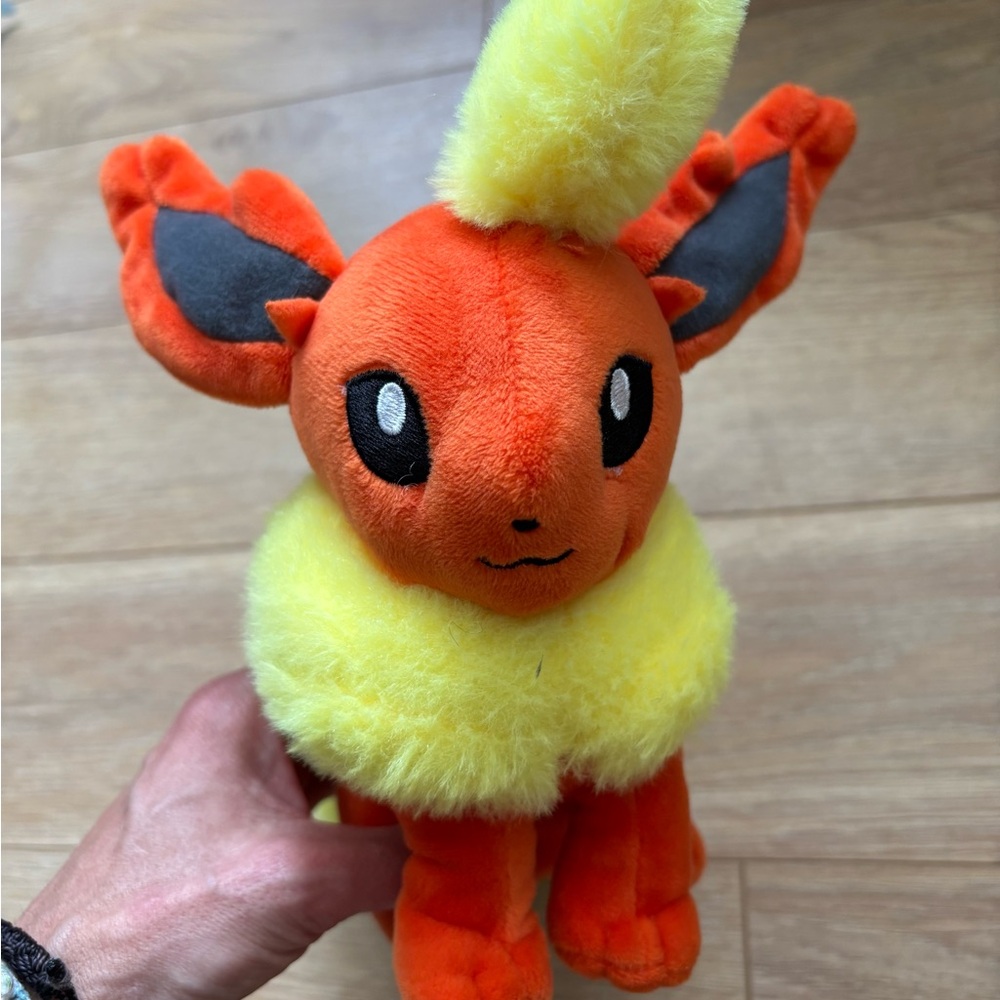 Flareon Plush Toy - Orange and Yellow